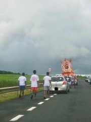 Procession on the road during Maha Shivaratree