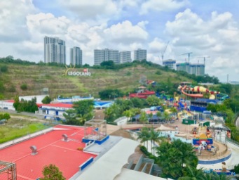 View from Room over the Waterpark at Legoland Hotel Malaysia #Hotel in Malaysia - #Hotel in Johor Bahru #LegolandMalaysia #LegolandHotel - #Hotelreview